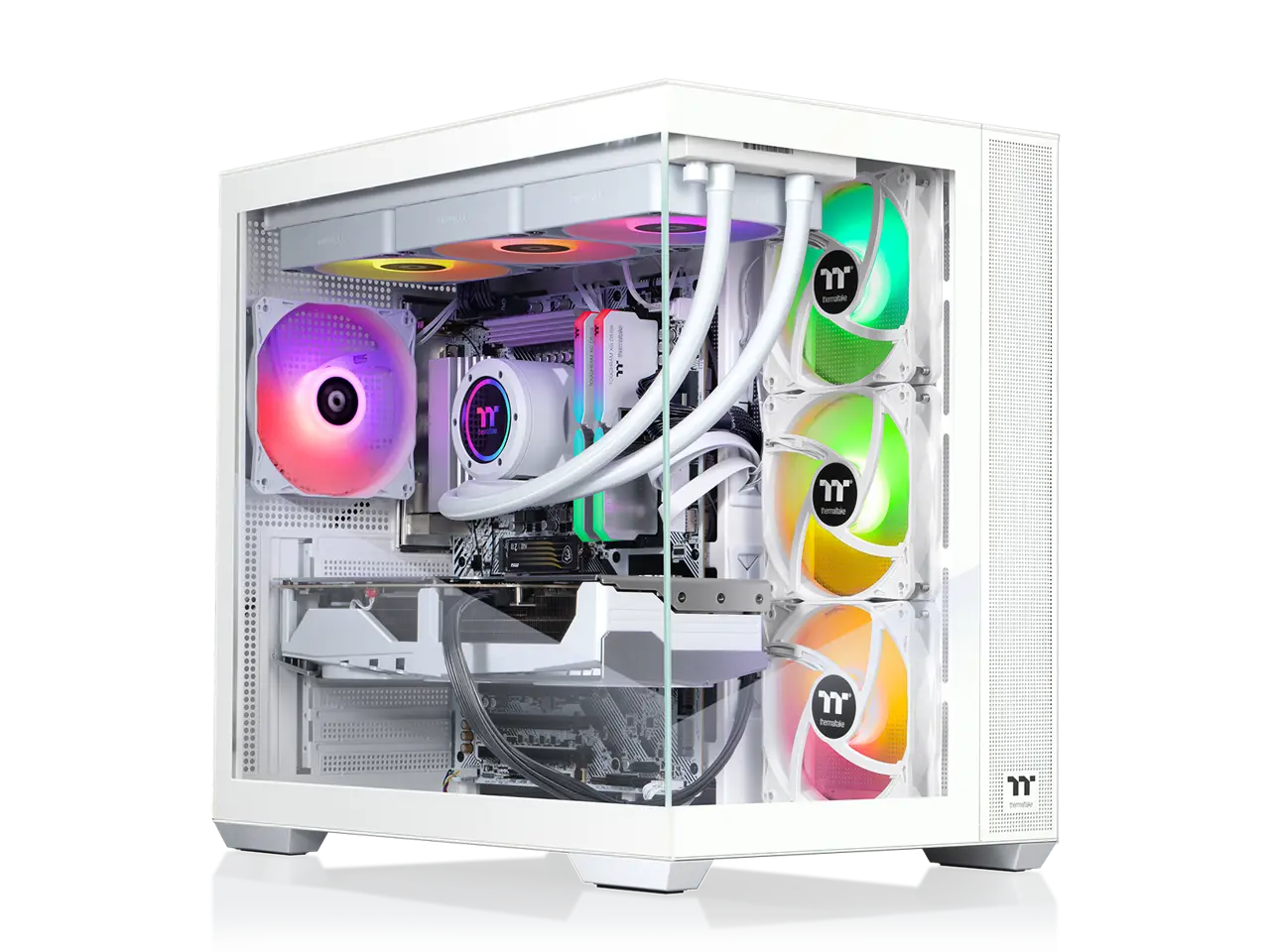 Thermaltake Gaming Desktop PC NE 9897X-V380S AMD Ryzen 7 9800X3D 32GB DDR5 2TB SSD AMD Radeon RX 9070 XT Windows 11 Home