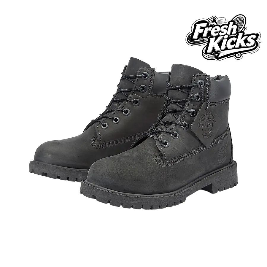 Timberland 6" Premium Waterproof BootBlack (GS)– Sneakers– shoes for women  - Running Shoes, Lightweight Shock-Absorbing Comfort, Breathable Everyday Fit, Gym Training to Street Casual Wear - back to school - TB112907 001