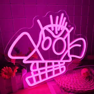Cool League Jinx Neon Sign LED Light for Wall Decor, Gaming Room & Bedroom, USB Powered, Unique Gift for Gamers