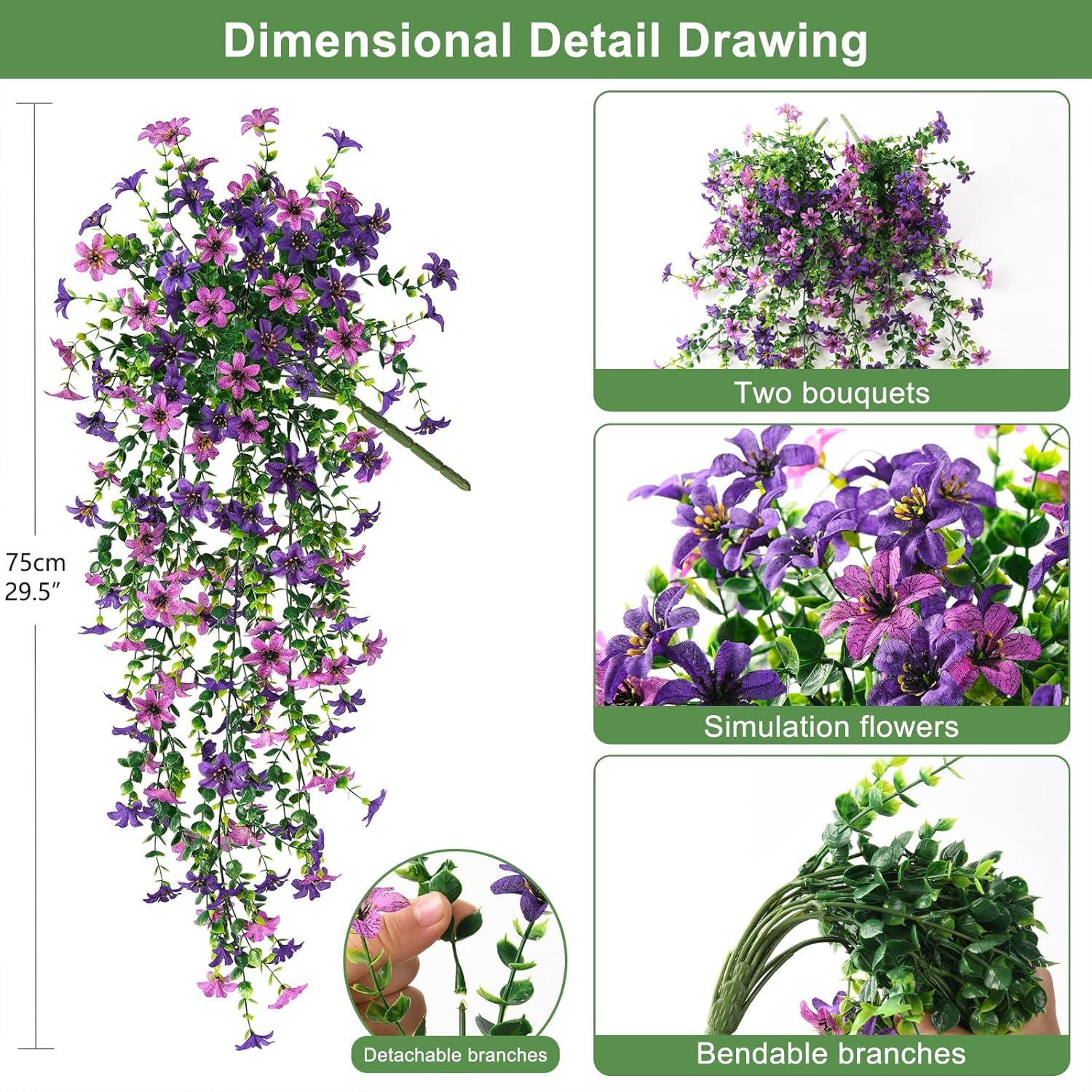 藤蔓细节花艺效果