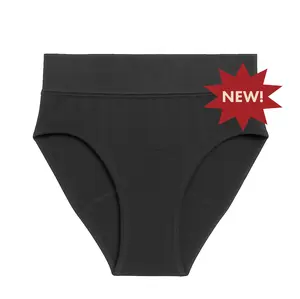 High Waisted Period in Flow Stretch for Heavy Flows Minimalist Plain Basic Panties Womenswear