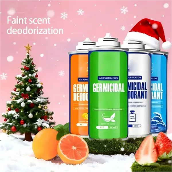 Christmas Clean Air Essential! Germicidal Deodorant Spray for Car & Home - Eliminate Odors with Festive Fragrance