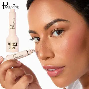 PAGE VINE Freckle Stamp with Five Dots for Natural Dot Placement,for Quick drying, long lasting Realistic Makeup Looks,Quick Application Faux Freckles Pen,Makeup Products Tool for Women,Cosmetic