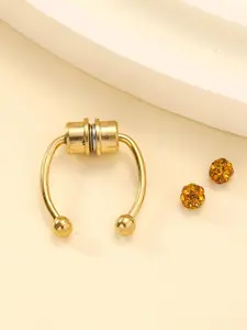 No need for perforated double headed diamond studded nose rings, suitable for daily wear, vacation dates, and other occasions, it is also a surprising and exquisite small gift, Nose Piercing Jewelry