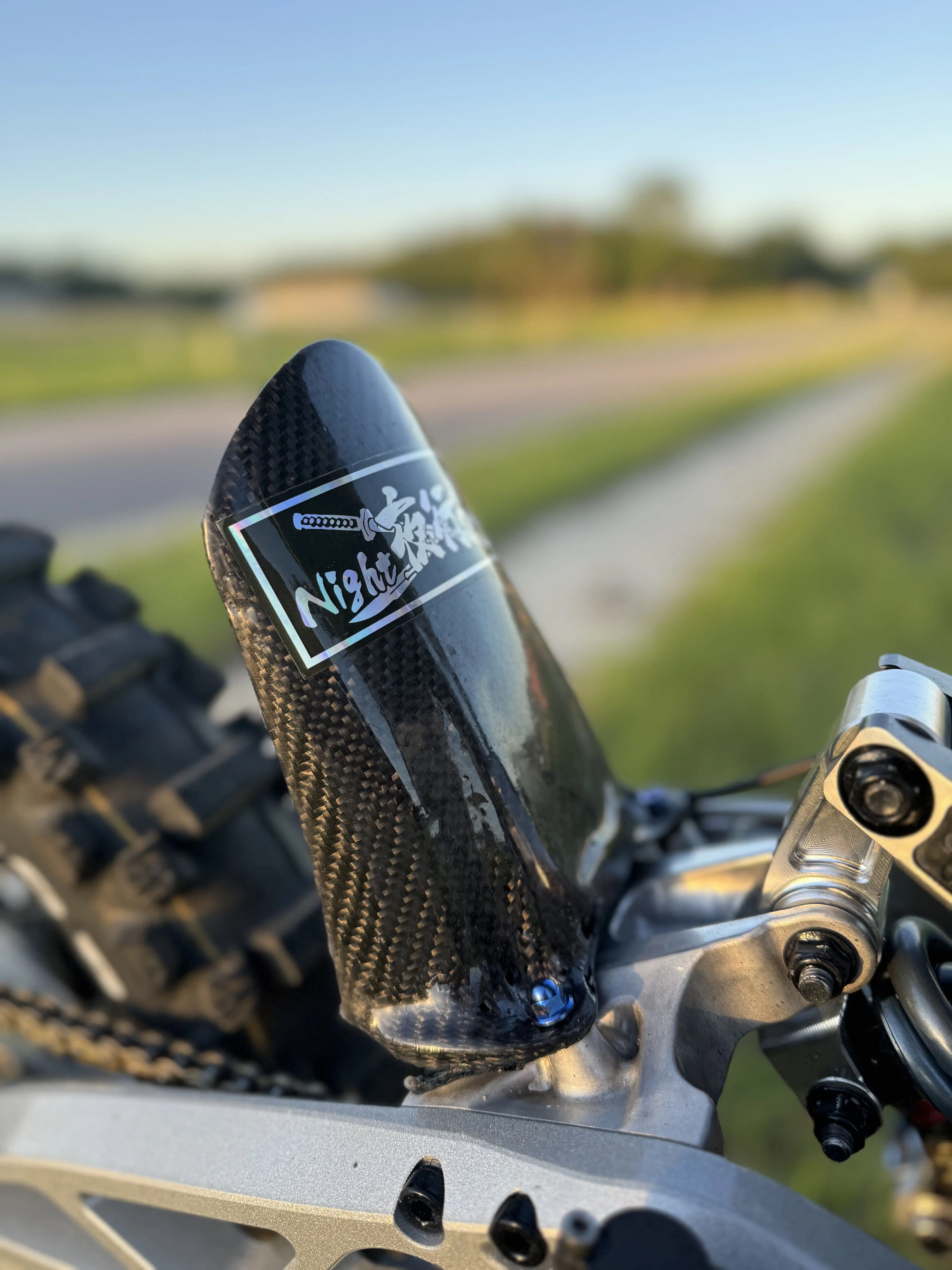 Carbon Surron LBX Mud Guard