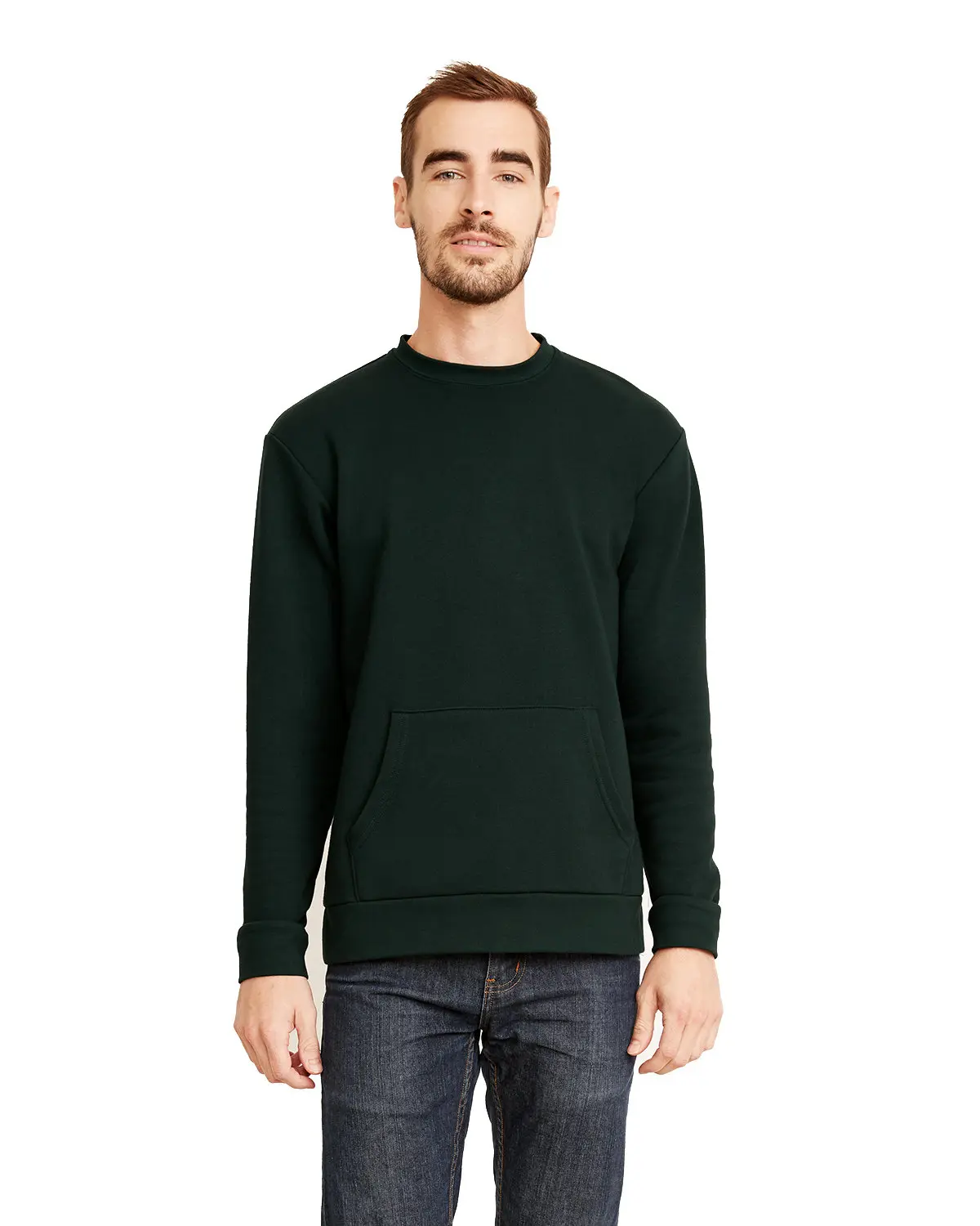 Next Level Unisex Santa Cruz Pocket Sweatshirt Casual Cotton Casual Cotton