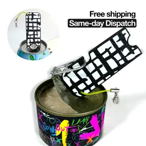 Wankam Reusable Irregular Cobweb Diamond Design Mini Soda Opener, Detachable Portable Can Tab Pals for Long Nails & Sore Hands - Sports & Outdoor Kitchen Utensils