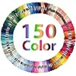 150 Color Skeins Rainbow Embroidery Floss Cross Stitch Threads Bracelet Yarn Craft Floss