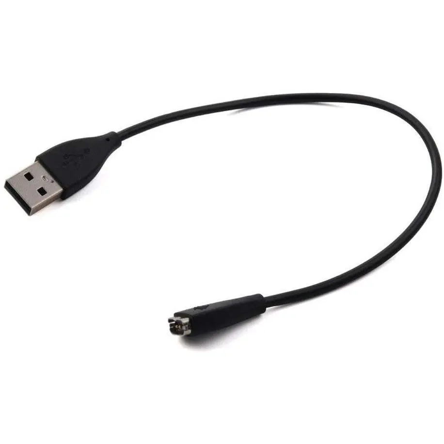 Fitbit Getwow Charge HR Charger, Getwow Replacement USB Charger Cable Charge HR Wireless Activity Wristband, Black (Non-Retail Packaging)