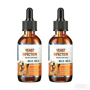 Dog Ear & Skin Relief Drops Bacon Flavor 60ml Soothes Itching Supports Healthy Ears Allergy Relief for Dogs Yeast Infection Relief Puppy Cleaner TikTokShopBlackFriday