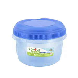 Compac Home Always Fresh Food Storage Container Portion Control, Hi-Top Cylinder Container, 16oz