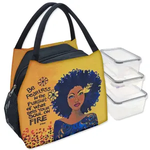 Soul on Fire Insulated Lunch Bag Set with Food Containers