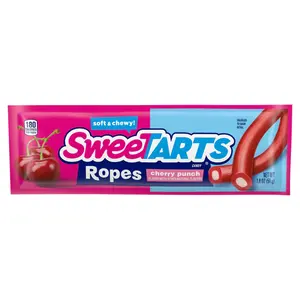 SweeTARTS Ropes, Candy, Cherry Punch, Soft and Chewy, 1.8 oz