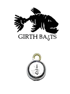 100 Ct. 1/4 oz Round Flat Coin River Sinker For Fishing