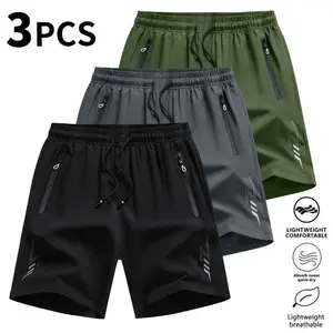 Men's Lightning Print Athletic Shorts Quick Dry Running Gym Workout Shorts for Men, Lightweight Breathable Sports Shorts with Pockets, Stylish Graphic Fitness Shorts for Basketball, Outdoor Activities