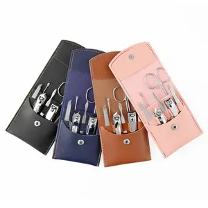 1set Manicure Set Personal Care Nail Clipper Kit Luxury Manicure 7 In 1 Professional Pedicure Set Grooming Kit Christmas For Men Husband Boyfriend Parents Women Elder Patient Nail Care