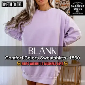 Comfort Colors Sweatshirts. Blank sweatshirts for sublimation, DTF, DTG, HTV. Unisex. Fast Shipping. Heavyweight.