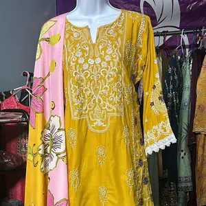 SANIYA TRENDZ MUSHQ Vol Chikankar Cotton Suit