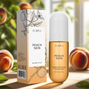 Peach Scented Perfume Spray for Women, Long-Lasting Fruity Sweet Floral Fragrance Body Mist & Hair Mist, Alcohol-Free, Non-Irritating, No Flammable Aerosol, Citrusy Perfume