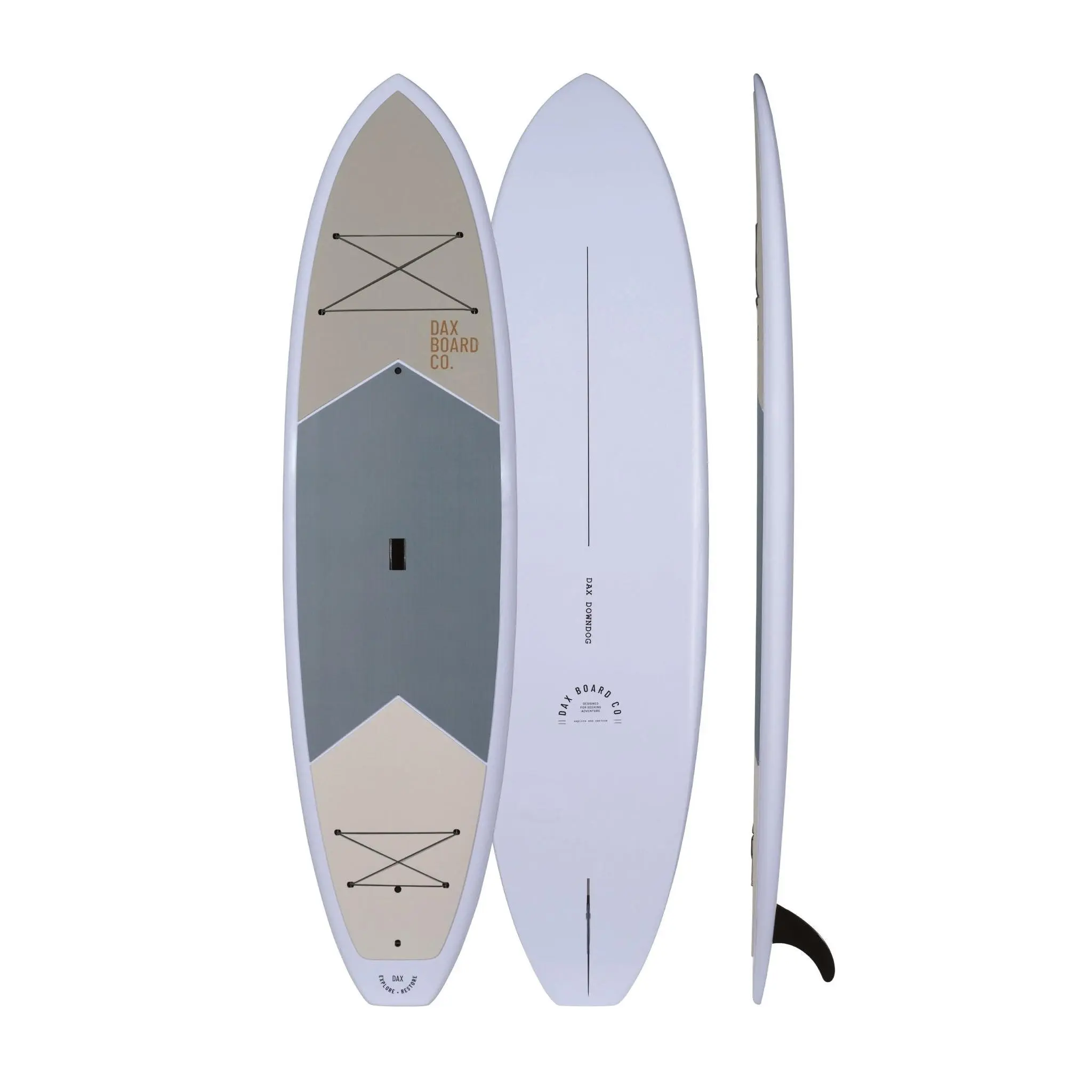 Dax Downdog Boulder Stand-Up Surfboard (Ships 1st Week of June) with Bloom™ Algae Traction Pad, Eco-Conscious Materials, Full Molded Core, Ultra-Durable ABS Build for Children, Stand Up Surfboards