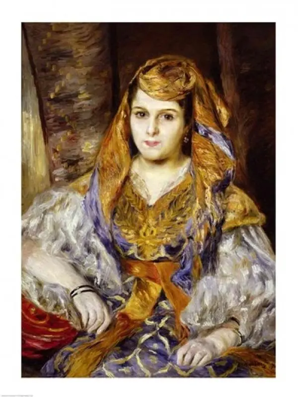 Posterazzi BALBAL72395LARGE Algerian Woman 1870 Poster Print by Pierre-Auguste Renoir - 24 x 36 in. - Large
