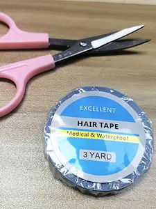 Lace Wig Hair Roll + Curved Scissors for Cutting Tape, Synthetic Lace Wig Hair Rolls, All Season Use, No Ca Prop 65 Warning, Tape Extensions, Lace Wig Adhesive