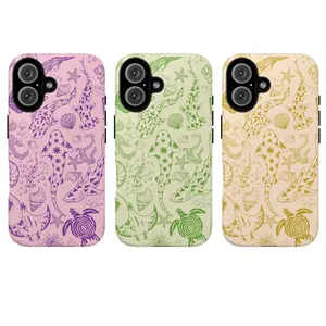 Coral Reef Whale Shark Tough Phone Case, Ocean Animal Whale Shark, Protective Cover, Gift for him for her, Sea Phonecover