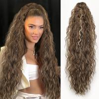 chocolate brown with golden highlights Claw clip