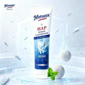 Hotluck Hydroxyapatite Toothpaste | Mild Formula Repairs Cavities, Removes Yellow Stains & Fights Bad Breath | Fluoride-Free Mint, 4.0 oz Cleaning