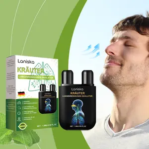 Laniska PEG-40 Hydrogenated Castor Oil Herbal Inhaler - 1.8ml Daily Body Care, Revitalizing and Soothing Body Maintenance, Unisex