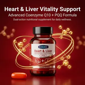 Fuel Your Heart with DUOLANG CoQ10 50mg – Essential Energy Support for Busy Lifestyles, High Absorption Softgels, 60-Day Supply, Non-GMO & Gluten-Free