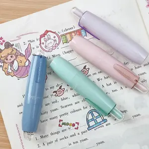 Random 1pcs Press-Down Dual-Sided Glue Pen, Precise Adhesive Application, Ideal for Crafts, Gift Wrapping, Photo Sticking, Office Supplies, School Projects