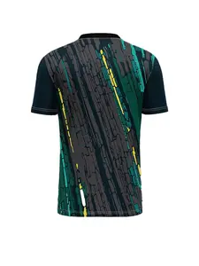 Reggae rhythm! Jamaican flag crack special edition fan short-sleeved 3D print design Activewear T Shirt - Full print short-sleeved round-neck design, comfortable and breathable, perfect for casual outings and team sports