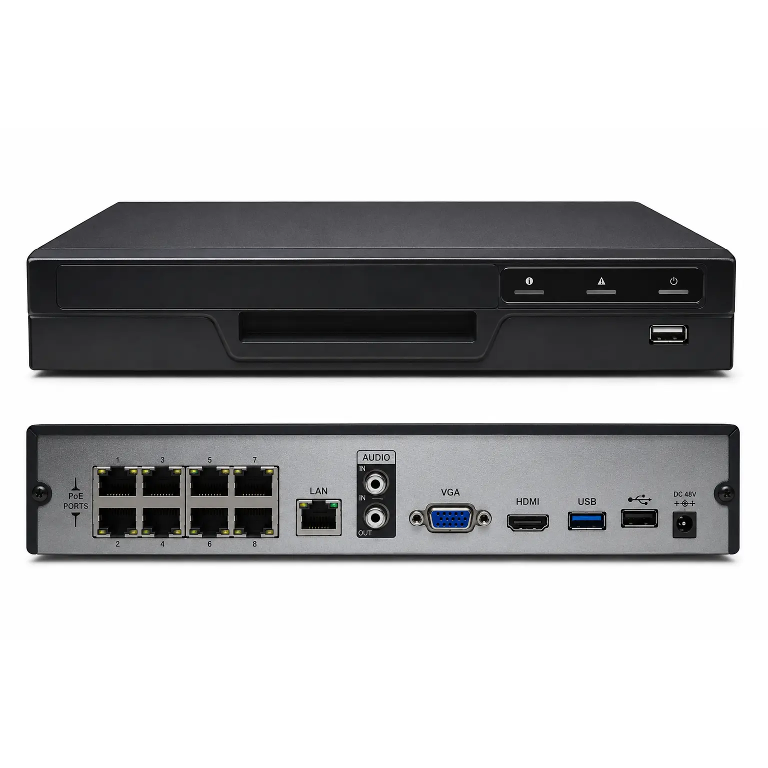 Montavue 8-Channel 4K PoE Network Video Recorder – 16TB