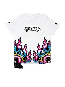 New YOKKAO Fashion Summer Men's and Women's 3D Printed T-shirt Fashion Casual Sports Breathable Short Tube Street Loose Top