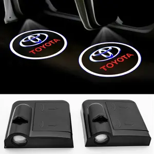 2PCS Toyota LED Car Door Logo Projector Light Wireless Welcome Shadow Lamp