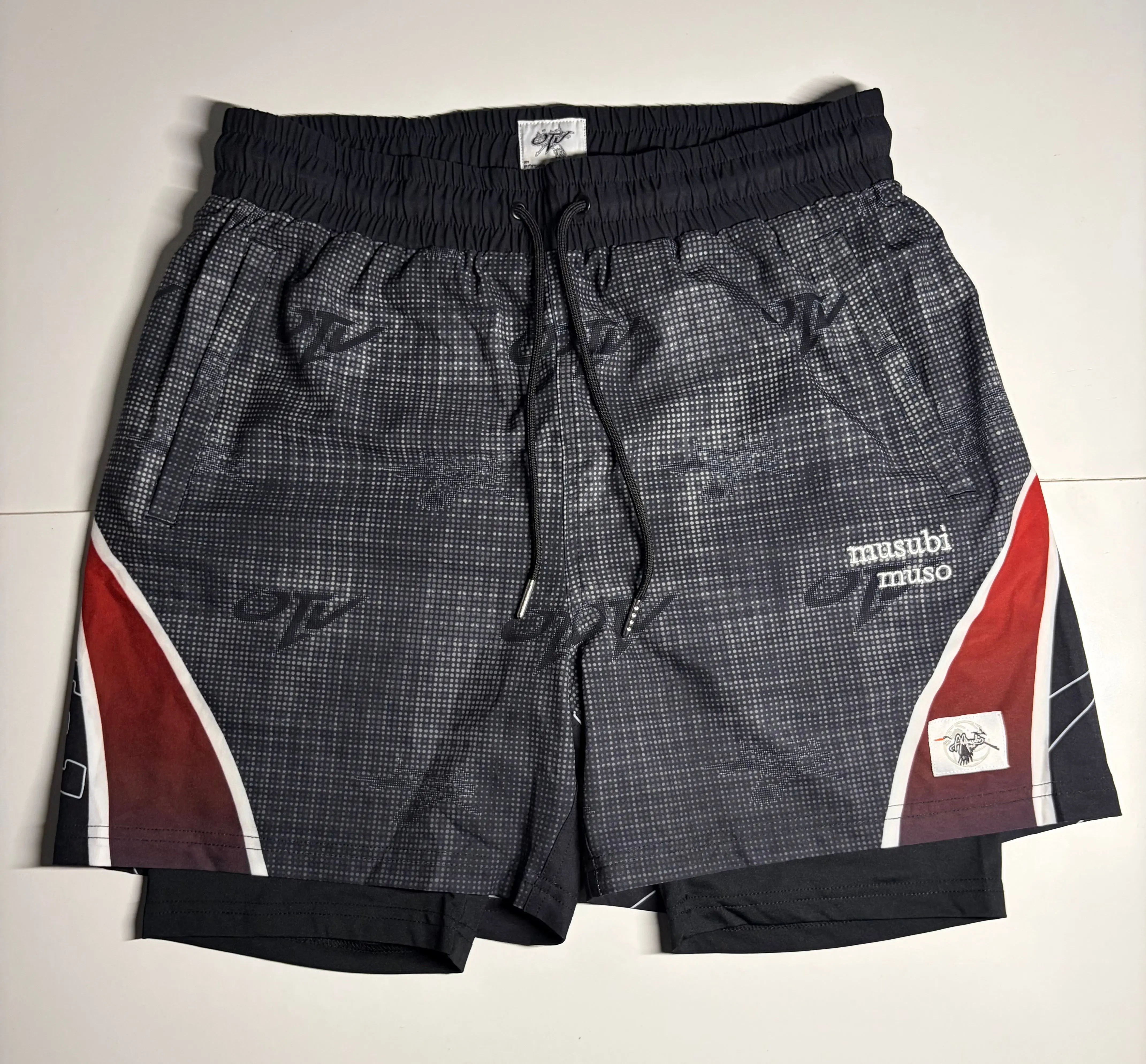 OTV × Musubi Muso Shorts — Shadow Grid