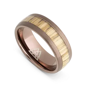 Whiskey Espresso Single Barrel Ring - Elegant Design for Versatile Use