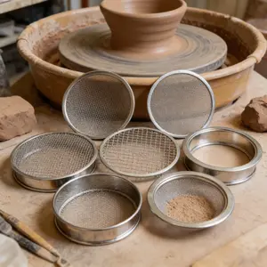 1set/2set Multi-Purpose Garden Soil Sifter with 1mm 3mm 6mm 9mm 12mm Mesh