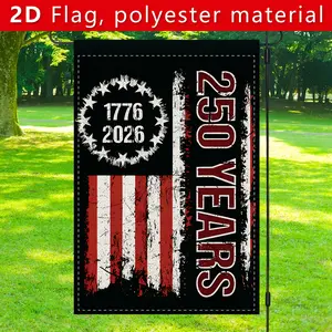 60x96Inch 2D Flat 2D Flat Banner 1pc American 250th Anniversary Decoration Background Garden Flag Flat 30cm/45cm 12in/18in No Need for Power Generation Polyester Fabric Can Be Used as Background Decoration During the Anniversary Celebration 2D Flat