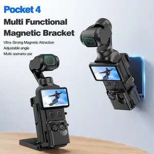 Dji Osmo Pocket 4/3 Magnetic Mount Stand, Camera Holder Frame, Adjustable Adapter, Multi-Functional Accessories, Essential Gear, Action Cameras, Sports Camera