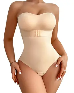 USEASY Women's shapewear innerwear, body-shaping undergarment, shapewear pants that don't require wearing a bra, shapewear bodysuit with buttock lining
