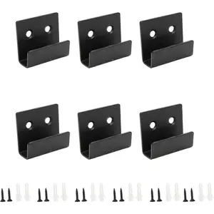 Wall Mounted Hook Fastener Tile Bracket for Ceramic Tile Display Small - 6pcs