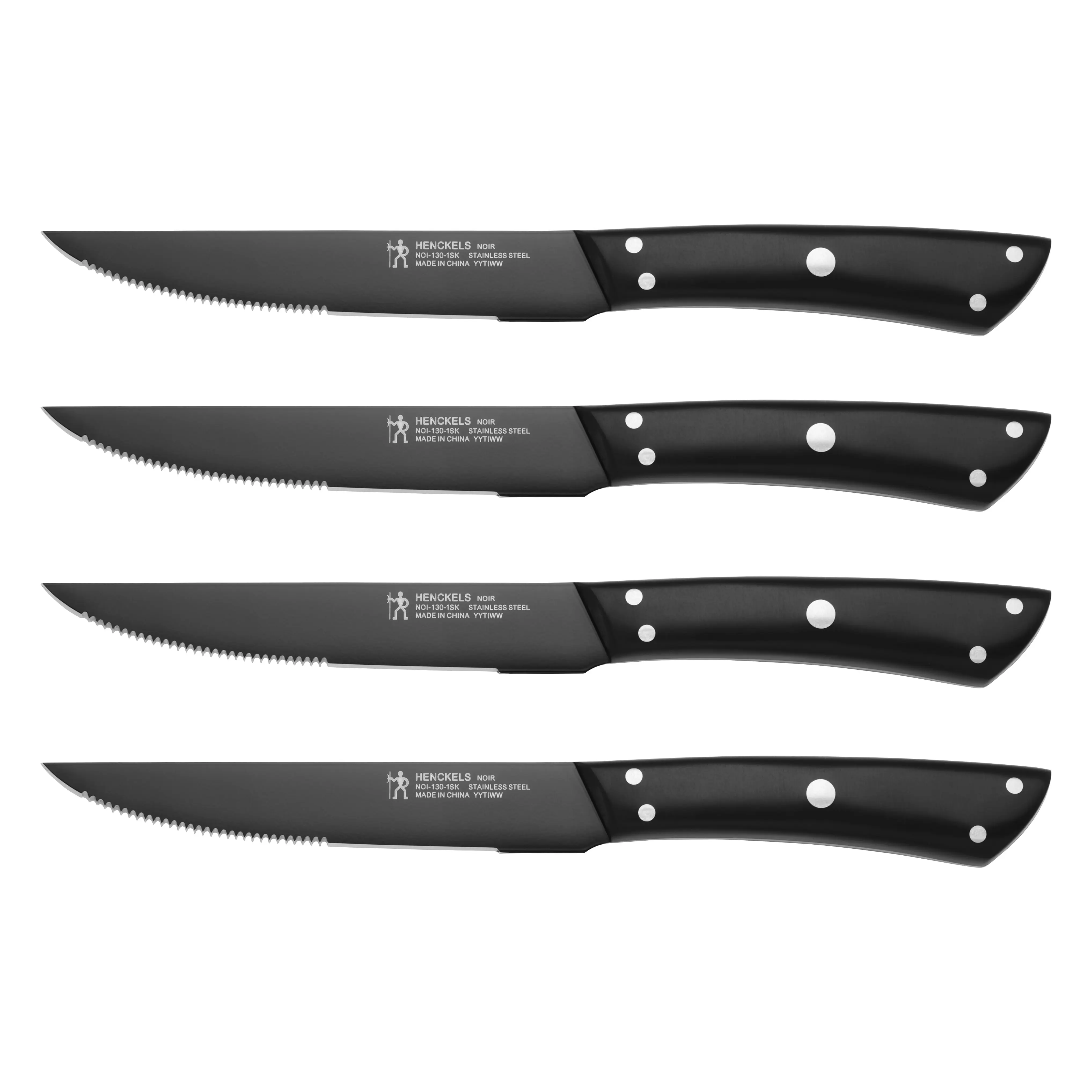 Henckels Noir 4-pc Steak Knife Set Henckels Noir 4-pc Steak Knife Set