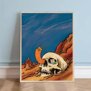 Adventure Time Poster, Finn and Jake Art