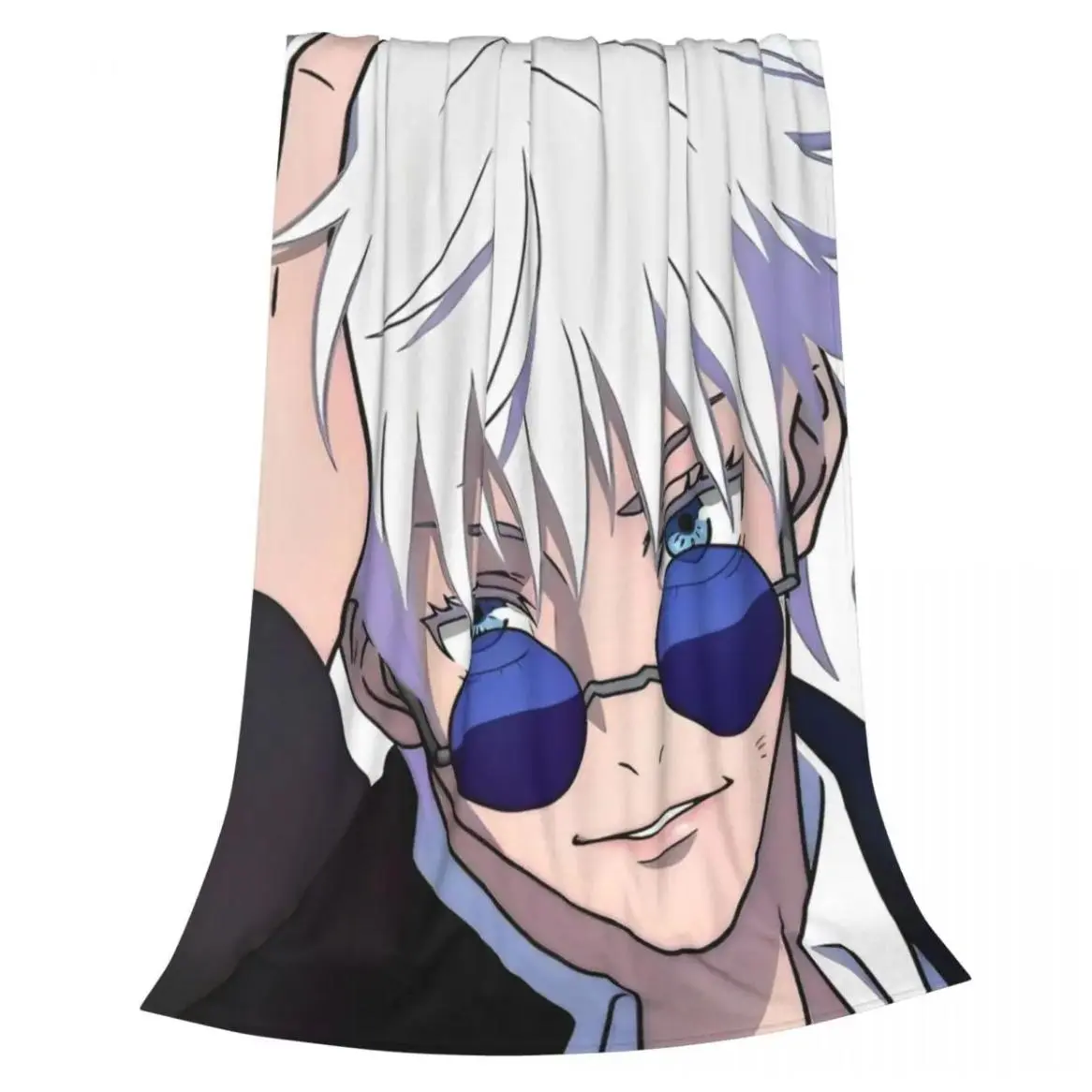 Gojo Satoru Blanket Cover Anime Jujutsu Kaisen Plush Throw Blankets Bed Sofa Decoration Soft Warm Bedspreads Suitable as a gift sizes 60*80,30*40 ,40*50 50*60