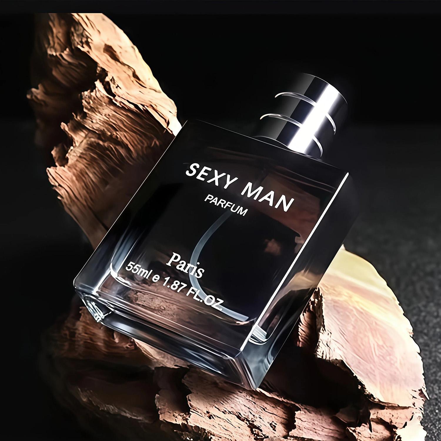 Men’s Ocean Fragrance, Luxury Perfume, 55 ml, Ocean Notes, Woody Aromatic Notes, Amber and Ebony, Signature Scent, EDP Spray, The Perfect Gift for Him