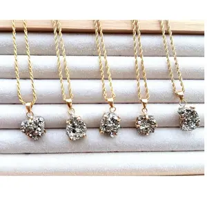 Mini Pyrite Necklace