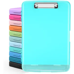 Clipboards with Storage, High Capacity Clip Boards 8.5x11 with Storage, Heavy Duty Nursing Clipboard Folder, Plastic Clipboard with Pen Holder for Women Teachers Work, School & Office Supplies