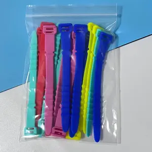 Zip tie organizer, winding tool, headset data cable storage bundle, cable organizing belt set